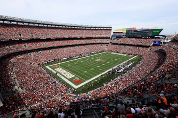 The Browns of the NFL are planning to relocate from their stadium in Cleveland to a dome in the suburbs.