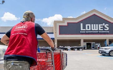 Lowe's adjusts full-year forecast due to anticipated decline in home improvement sales.