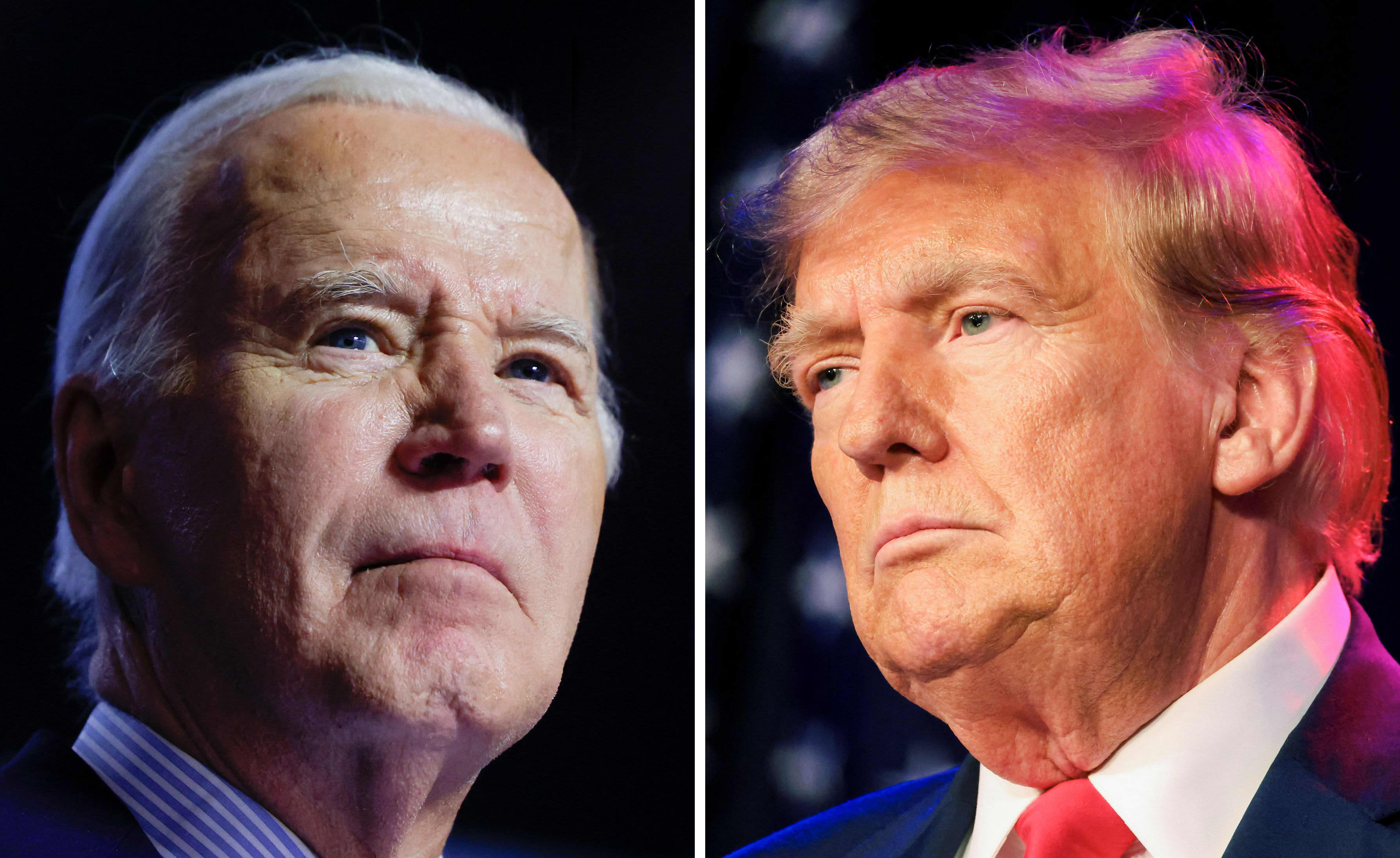 The CNBC survey reveals that Biden's economic view is improving, bringing him even with Trump.