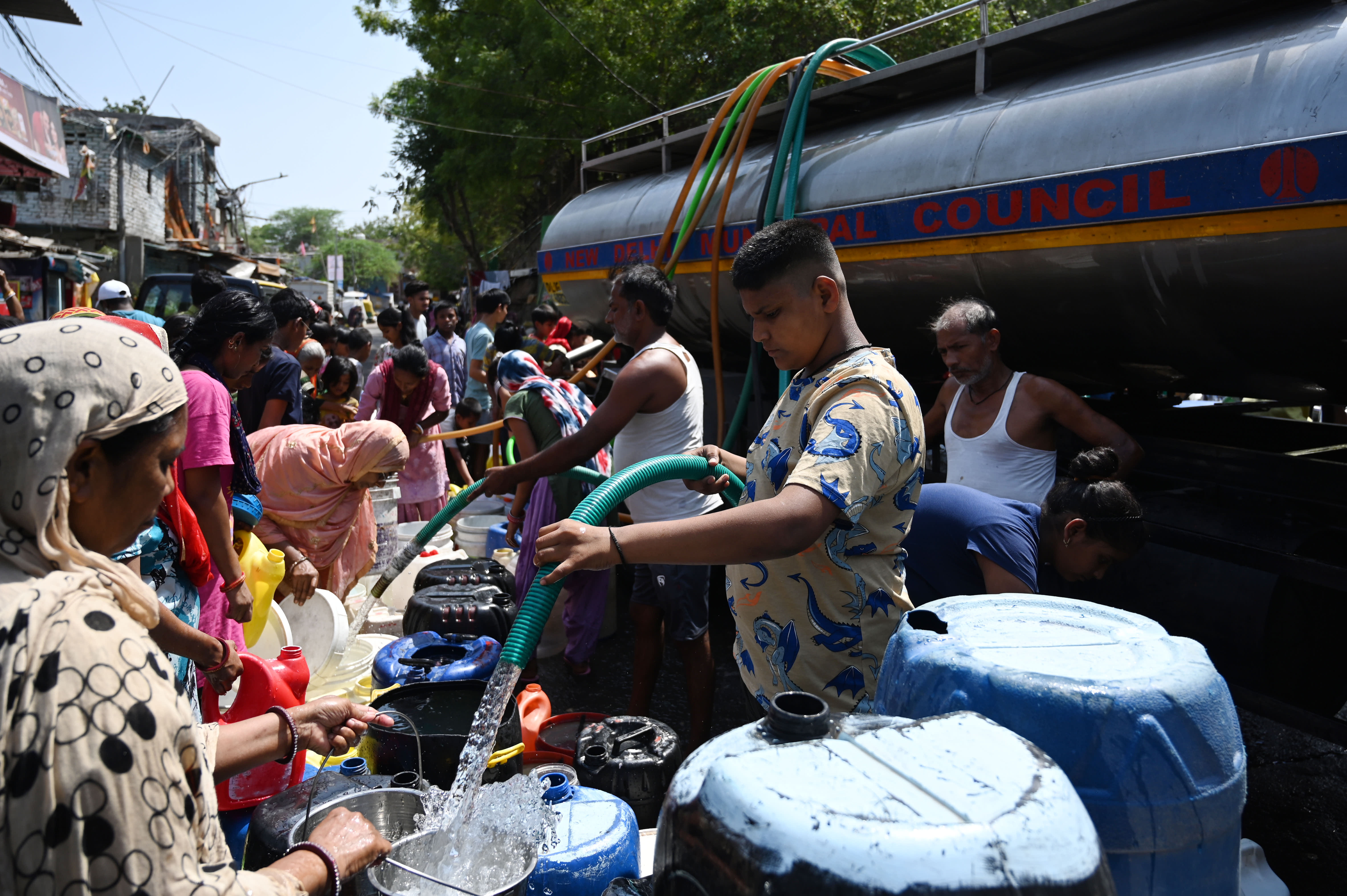 Delhi faces water crisis as India experiences its 'longest' heatwave.