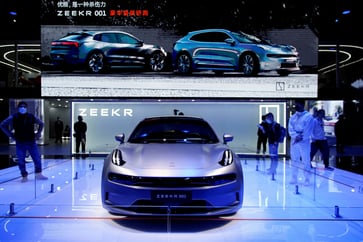 Zeekr, a Chinese EV maker, has priced its IPO at $21, which is at the upper end of the range, according to reports.