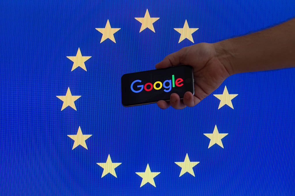 The European Union's top court upheld the 2.4 billion euro fine imposed on Google in an antitrust investigation.