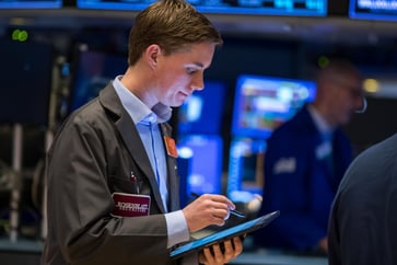 Wall Street is expected to decline today, ending a two-day winning streak.