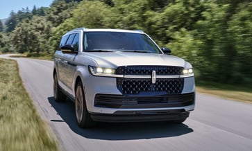 The Lincoln Navigator now features a spa mode and a 48-inch display for videos and gaming.