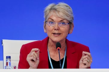 U.S. Energy Secretary Granholm urges oil and gas companies to increase production.